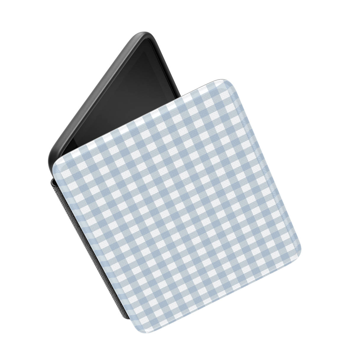 Pastel Picnic | Blue Gingham Kindle Case