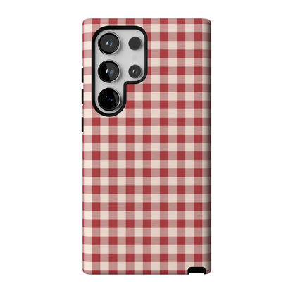 Sweet Jam | Red Gingham Case - Galaxy S24 Ultra