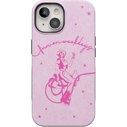 Denim Cowgirl | Fun on Weekdays Case iPhone Case get.casely Bold + MagSafe® iPhone 15