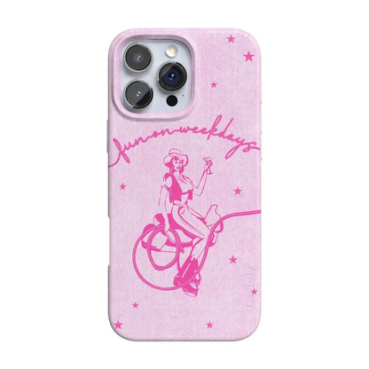 Denim Cowgirl | Fun on Weekdays Case iPhone Case get.casely Classic + MagSafe® iPhone 16 Pro Max