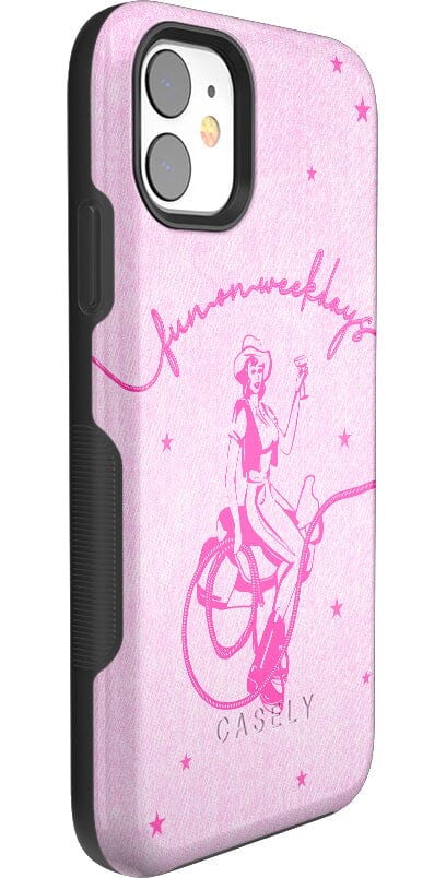 Denim Cowgirl | Fun on Weekdays Case iPhone Case get.casely