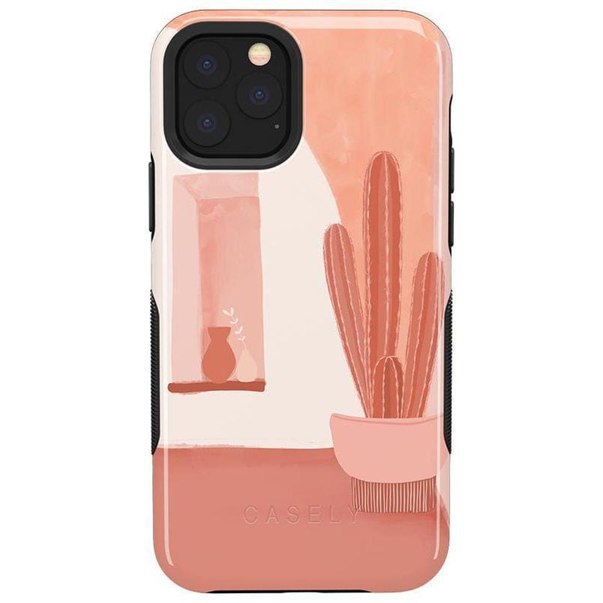 Desert Daze | Peachy Cactus Case iPhone Case get.casely Bold iPhone 11 Pro Max