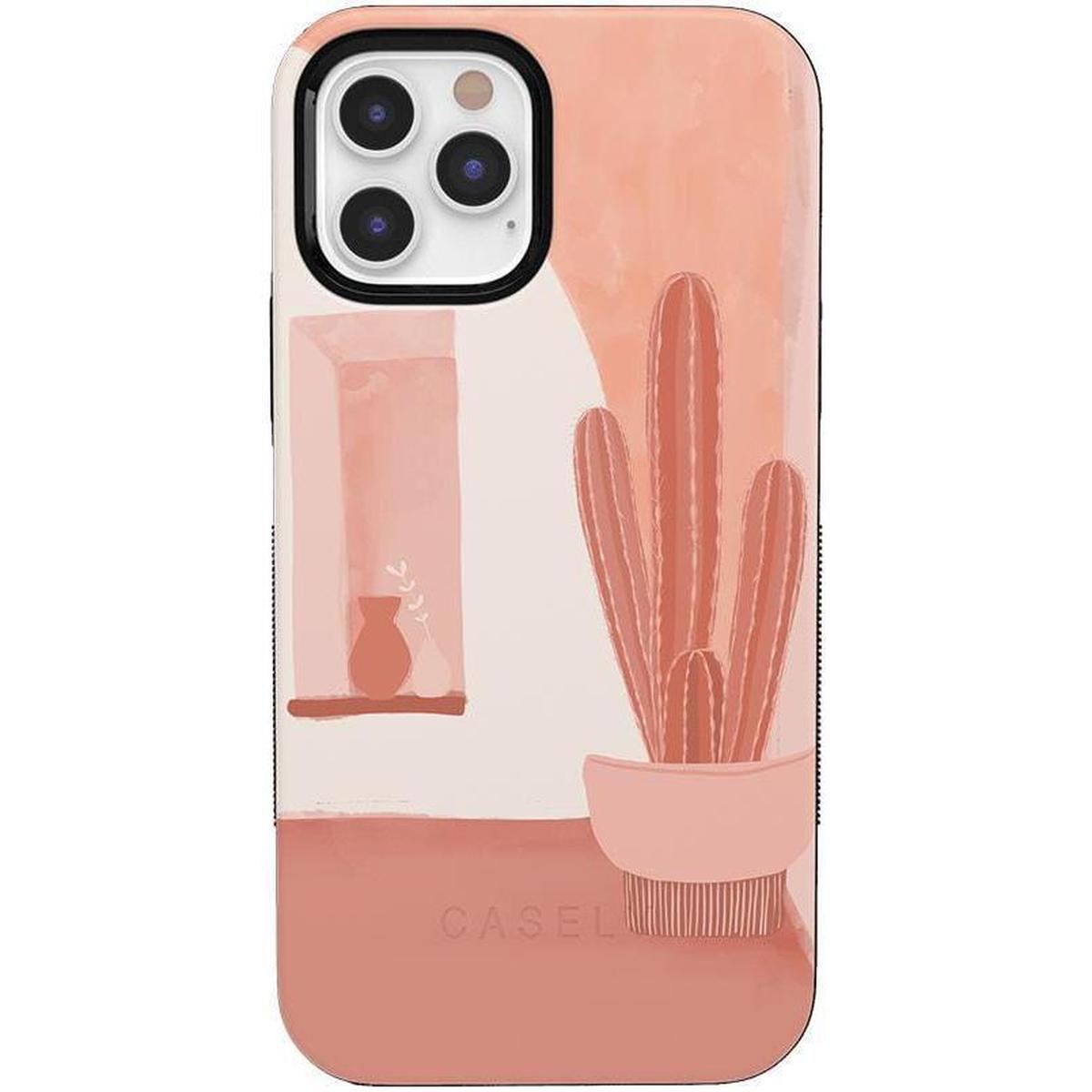 Desert Daze | Peachy Cactus Case iPhone Case get.casely Bold iPhone 12 Pro Max