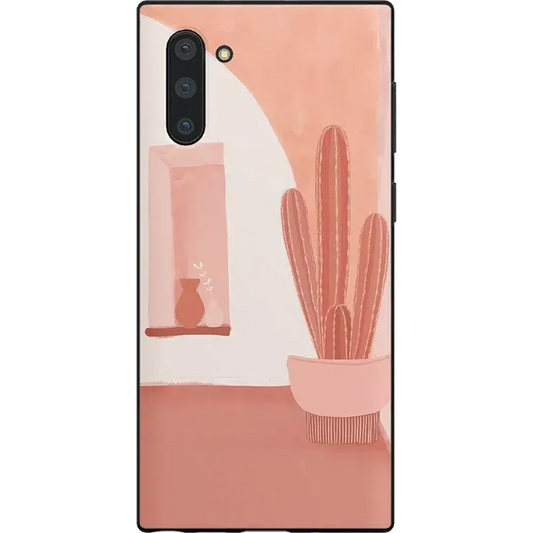 Desert Daze | Peachy Cactus Samsung Case Samsung Case get.casely Classic Galaxy Note 10 Plus