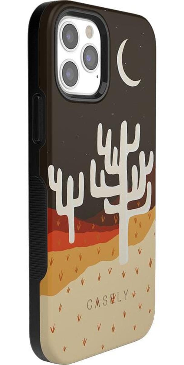 Desert Nights | Cactus Colorblock Case iPhone Case get.casely