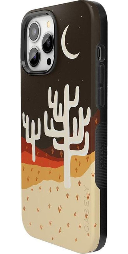 Desert Nights | Cactus Colorblock Case iPhone Case get.casely