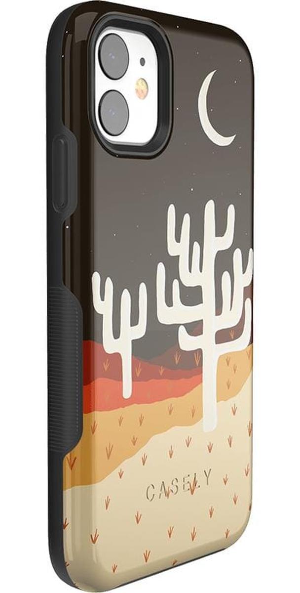 Desert Nights | Cactus Colorblock Case iPhone Case get.casely
