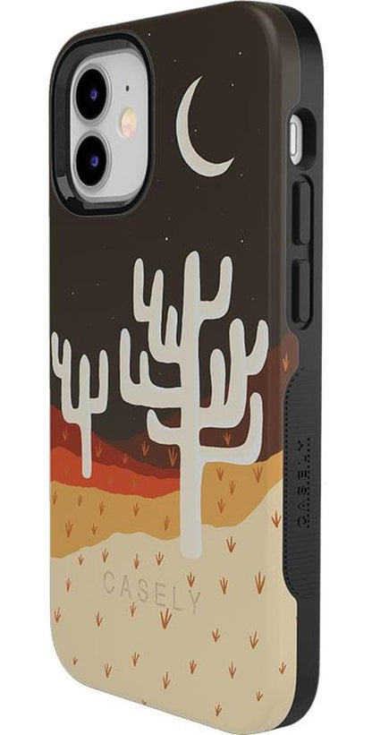 Desert Nights | Cactus Colorblock Case iPhone Case get.casely