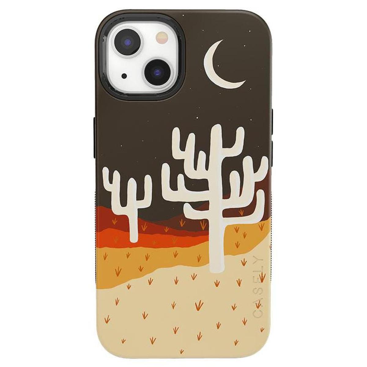 Desert Nights | Cactus Colorblock Case iPhone Case get.casely