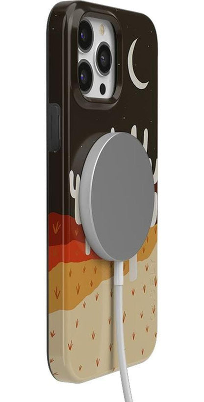 Desert Nights | Cactus Colorblock Case iPhone Case get.casely