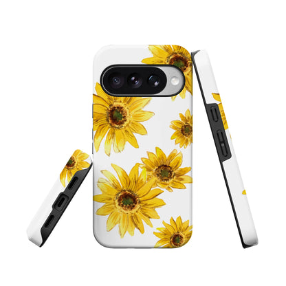 Golden Garden | Yellow Sunflower Floral Google Pixel Case