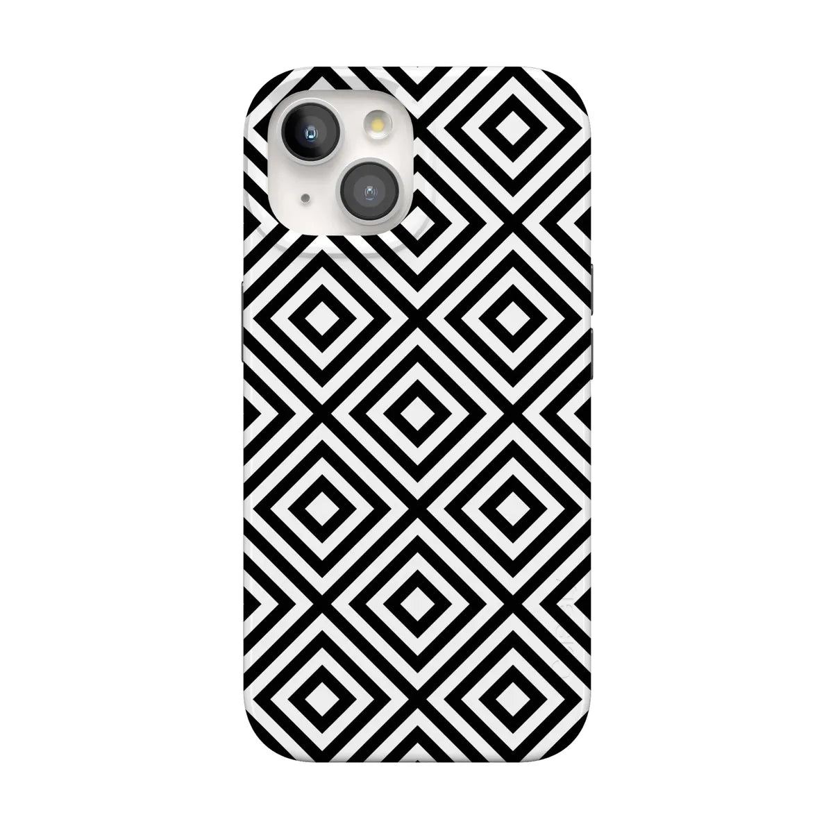 Diamonds | High Contrast Design Case Phone Case Casetry Classic + MagSafe® iPhone 15