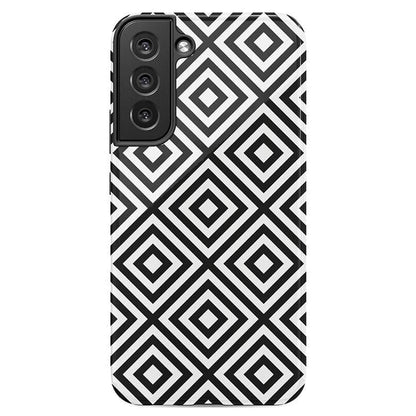 Diamonds | High Contrast Design Case Phone Case Casetry Essential Galaxy S21 Plus