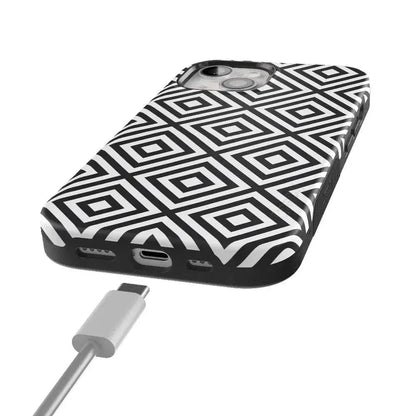 Diamonds | High Contrast Design Case Phone Case Casetry