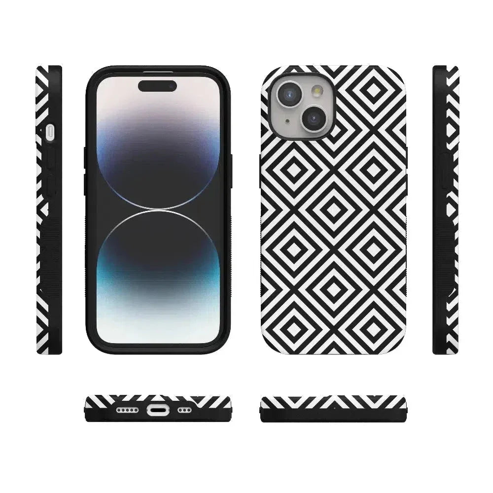 Diamonds | High Contrast Design Case Phone Case Casetry