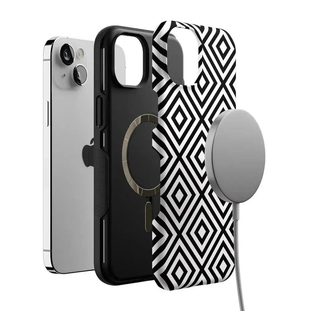 Diamonds | High Contrast Design Case Phone Case Casetry
