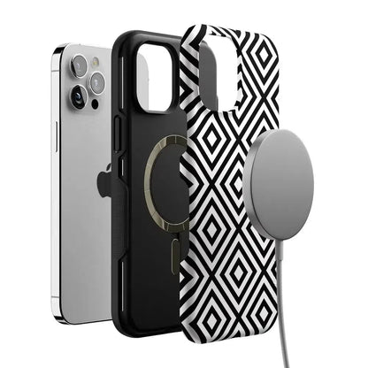 Diamonds | High Contrast Design Case Phone Case Casetry