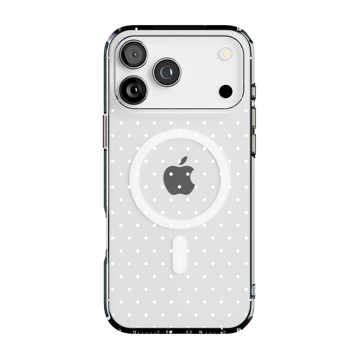 On the Dot | White Polka Dot Case