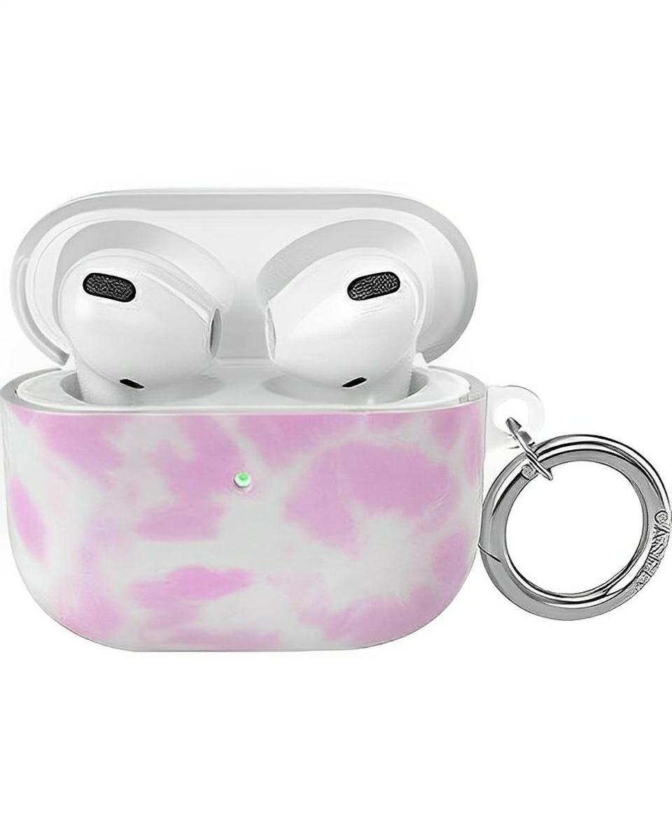 Down for Whatever | Light Pink Tie Dye AirPods Case AirPods Case get.casely AirPods 3 Case