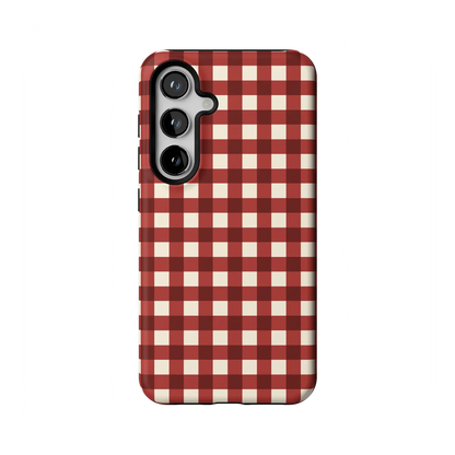 Checked Twice | Red Plaid Case