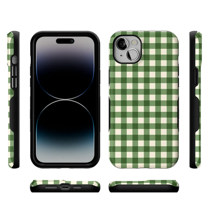 Checked Twice | Green Plaid Case