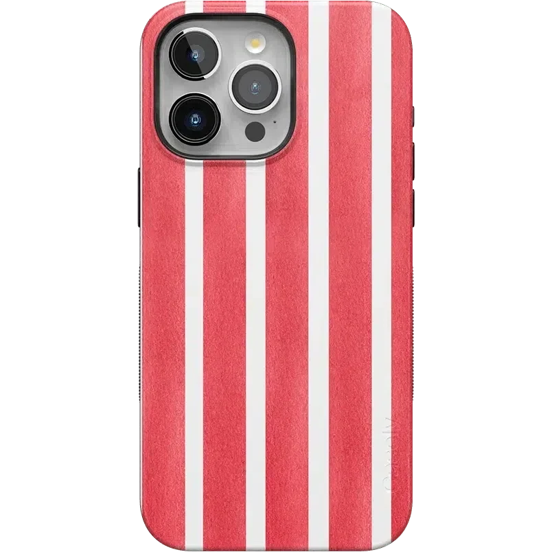East Coast Summer | Red Stripes Case Phone Case Casetry Bold Flex + MagSafe® iPhone 15 Pro Max