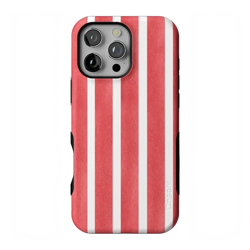 East Coast Summer | Red Stripes Case Phone Case Casetry Bold Flex + MagSafe® iPhone 16 Pro Max