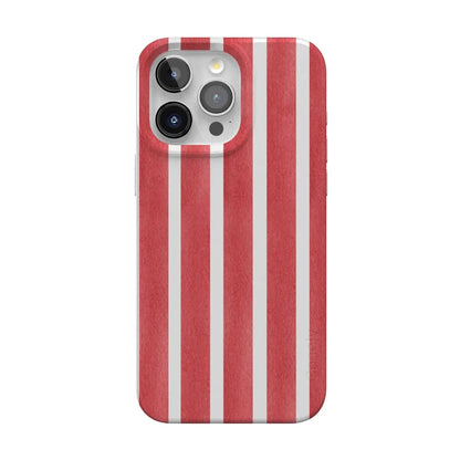 East Coast Summer | Red Stripes Case Phone Case Casetry Classic + MagSafe® iPhone 15 Pro Max