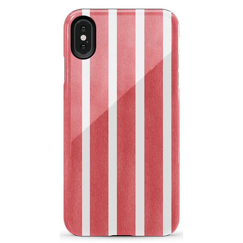 East Coast Summer | Red Stripes Case Phone Case Casetry Essential iPhone XS Max