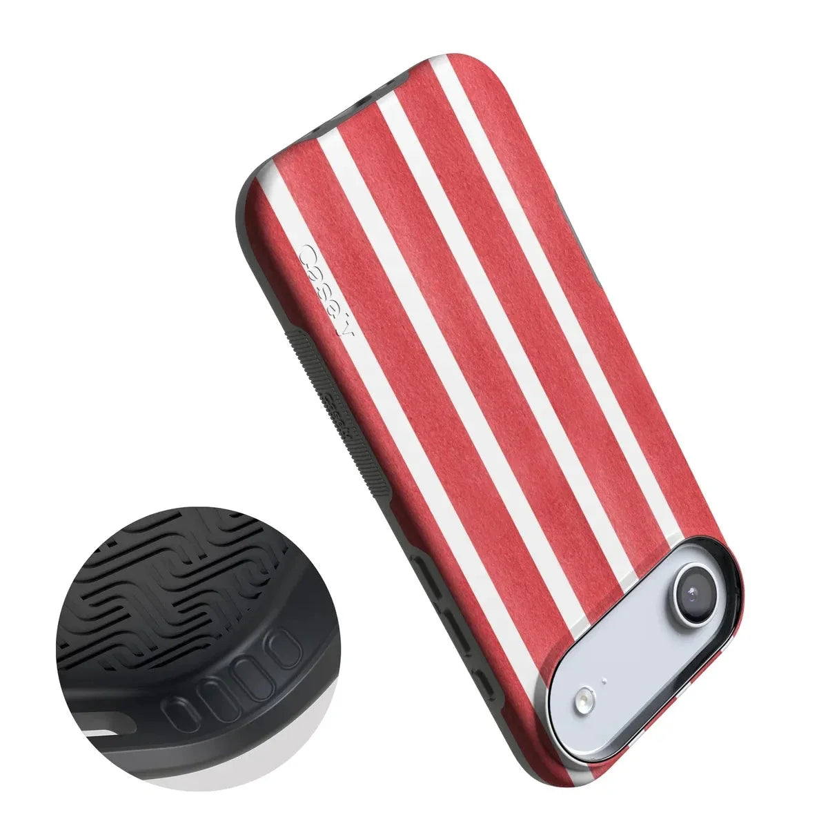 East Coast Summer | Red Stripes Case Phone Case Casetry