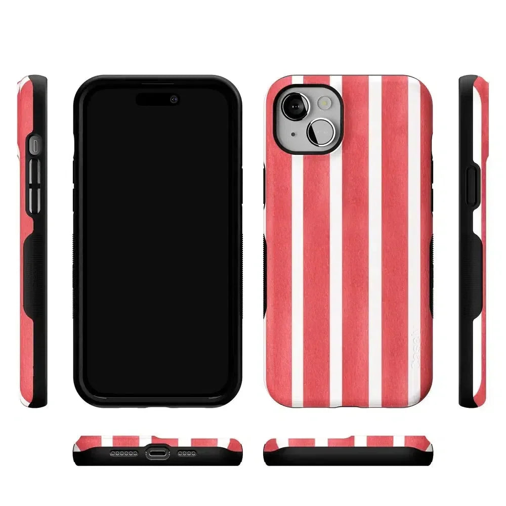 East Coast Summer | Red Stripes Case Phone Case Casetry