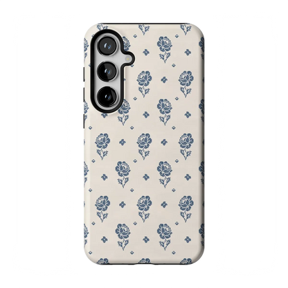 Seaside Stitch | Vintage Roses Case - Galaxy S24 Plus
