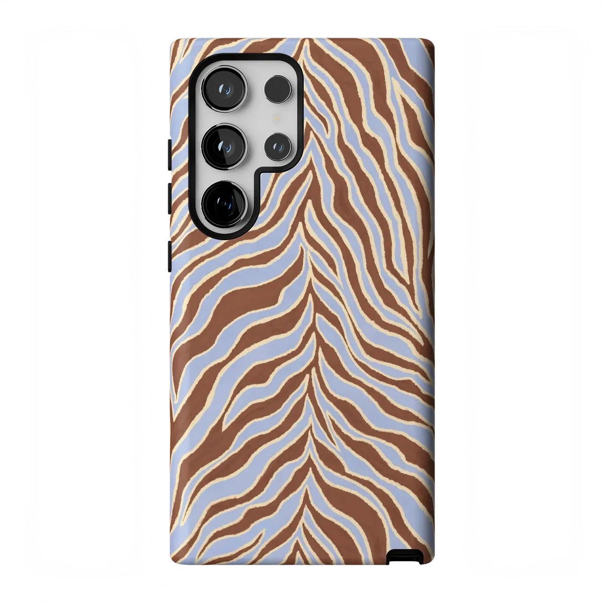 Untamed | Brown & Blue Zebra Case - Galaxy S24 Ultra