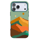 Endless Peaks | Colorblock Mountain Case iPhone Case get.casely Bold Flex + MagSafe® iPhone 17 Pro Max