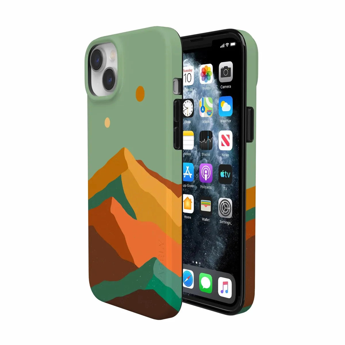 Endless Peaks | Colorblock Mountain Case iPhone Case get.casely