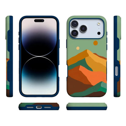 Endless Peaks | Colorblock Mountain Case iPhone Case get.casely
