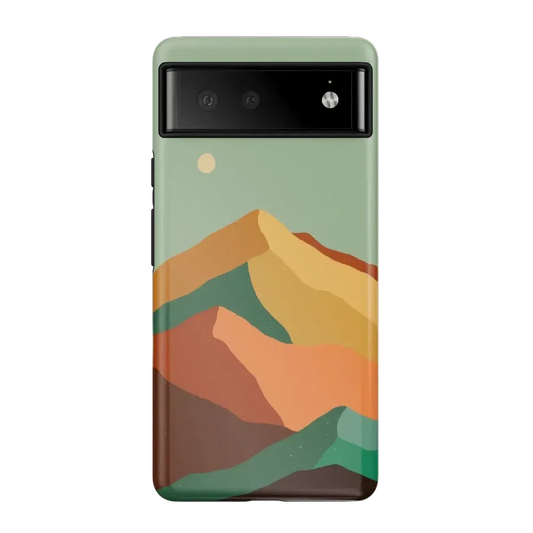 Endless Peaks | Colorblock Mountain Google Pixel Case Google Pixel Case Casetry Essential Google Pixel 6