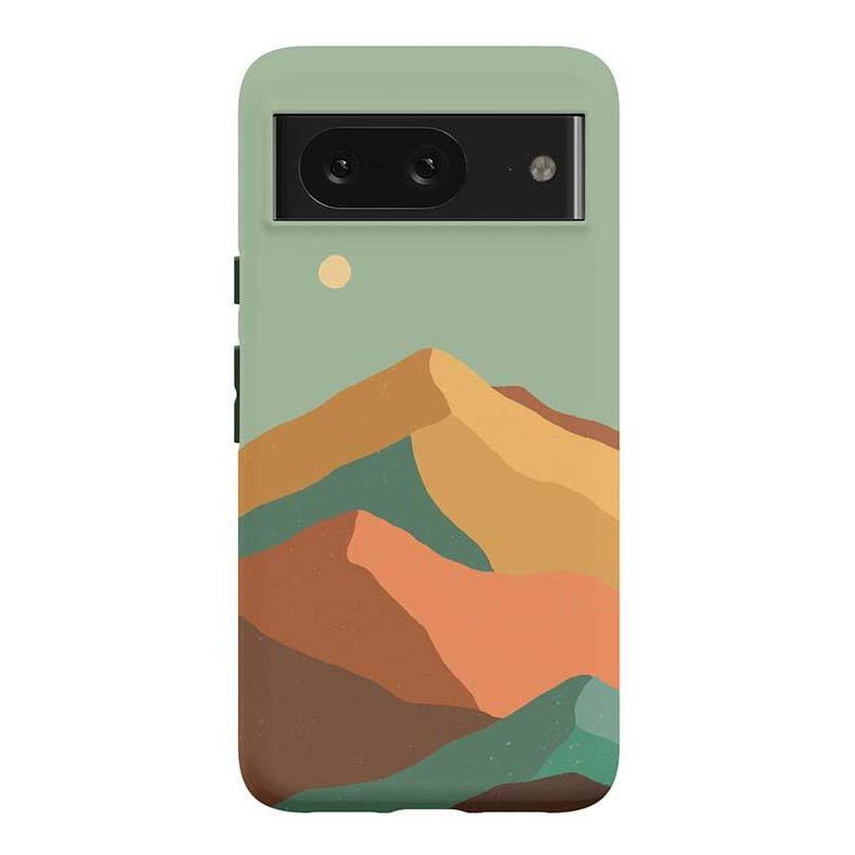 Endless Peaks | Colorblock Mountain Google Pixel Case Google Pixel Case Casetry Essential Google Pixel 8