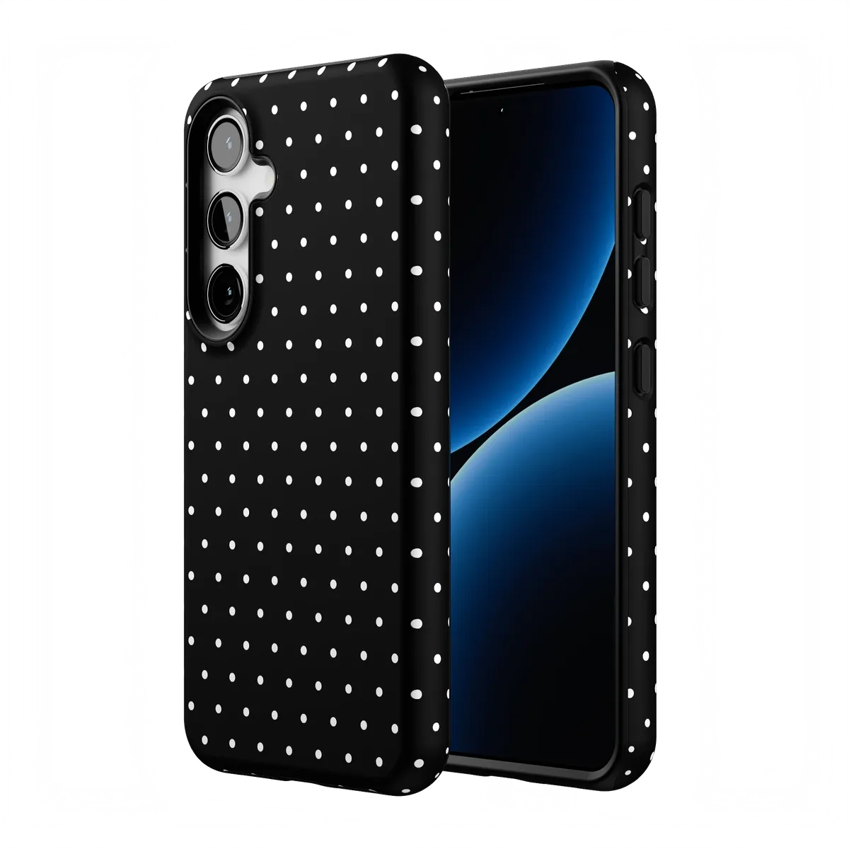 On the Dot | White Polka Dot Case