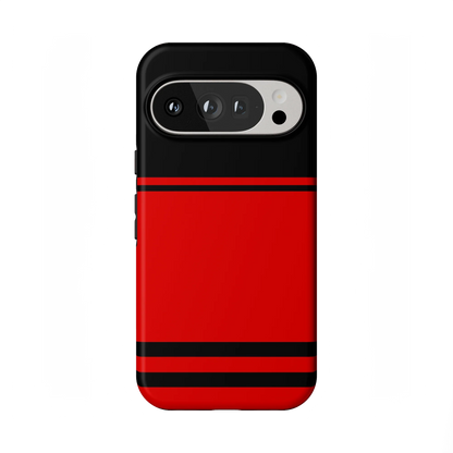 Go Canes | Black & Red Striped Case - Google Pixel 7 Pro