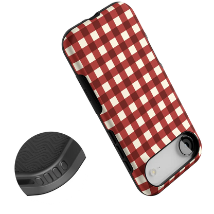 Checked Twice | Red Plaid Case