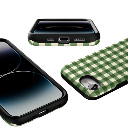 Checked Twice | Green Plaid Case