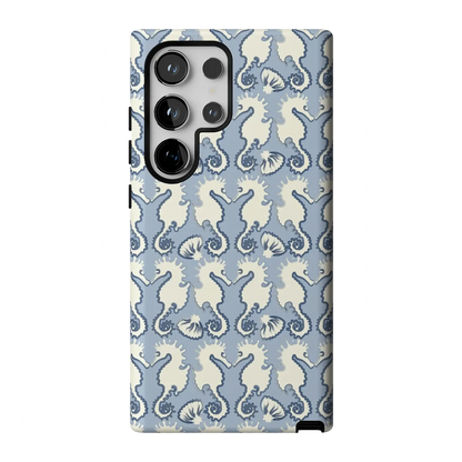 Seahorse Drift | Coastal Blues Case - Galaxy S24 Ultra