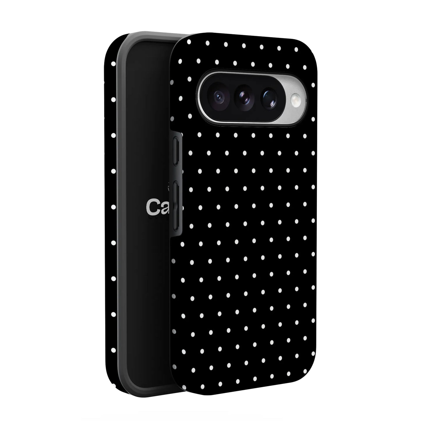 On the Dot | White Polka Dot Case