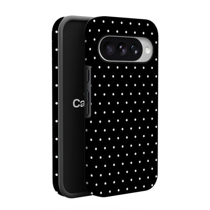 On the Dot | White Polka Dot Case