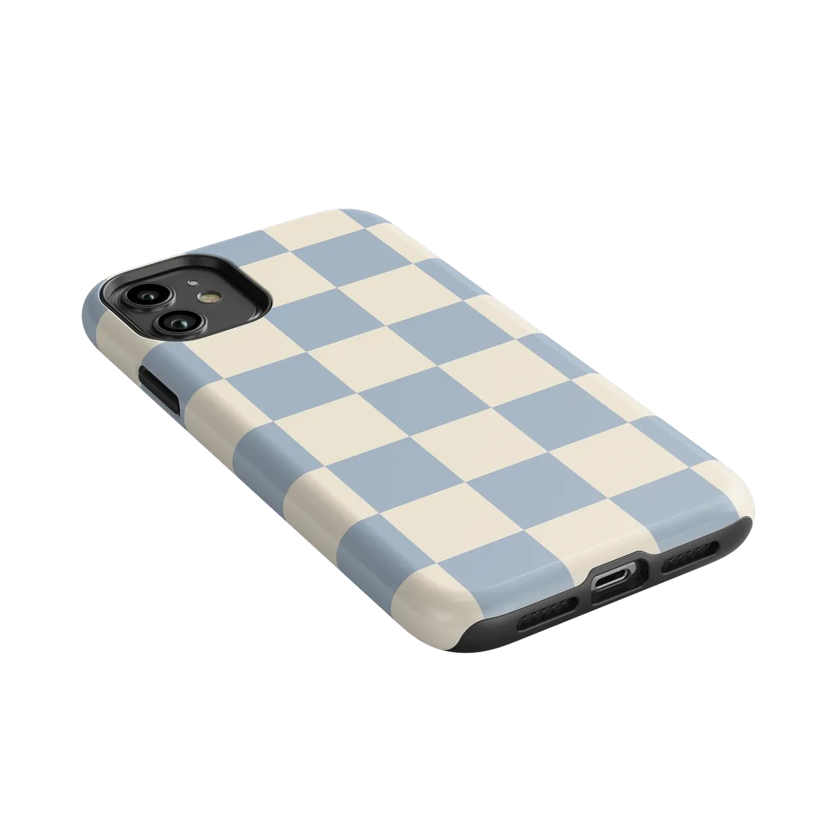 Fit Check | Light Blue Checkerboard Case