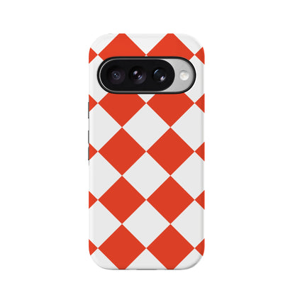 Red Checkerboard | High Contrast Design Case