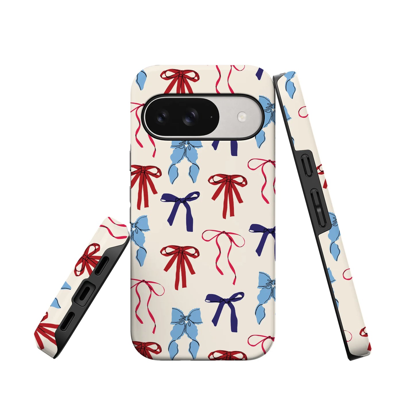 American Girlie | Red White & Blue Bows Case