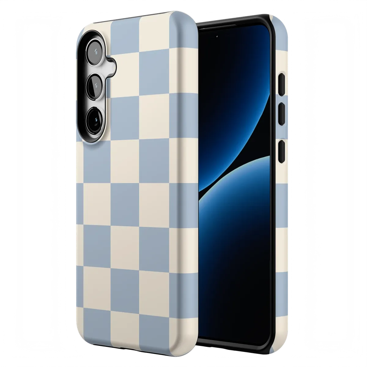 Fit Check | Light Blue Checkerboard Case