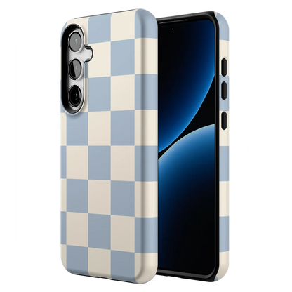 Fit Check | Light Blue Checkerboard Case